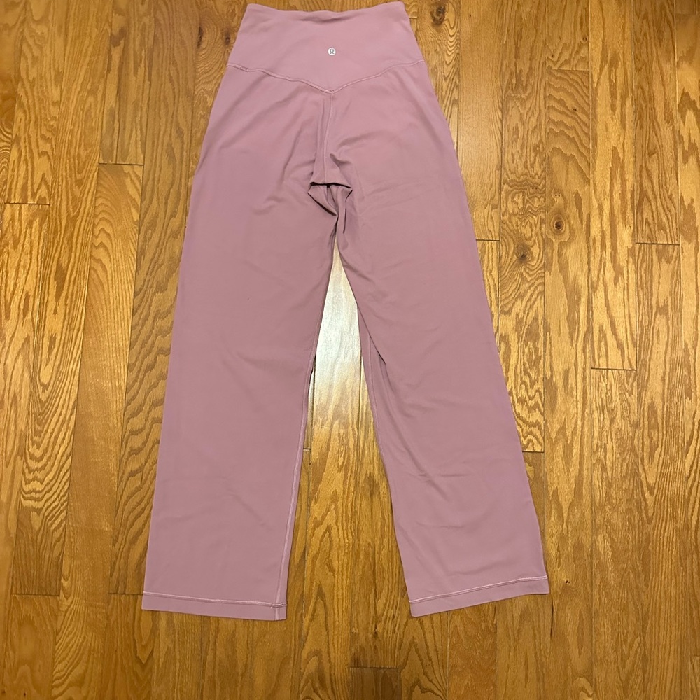 lululemon wide leg align pants- full length